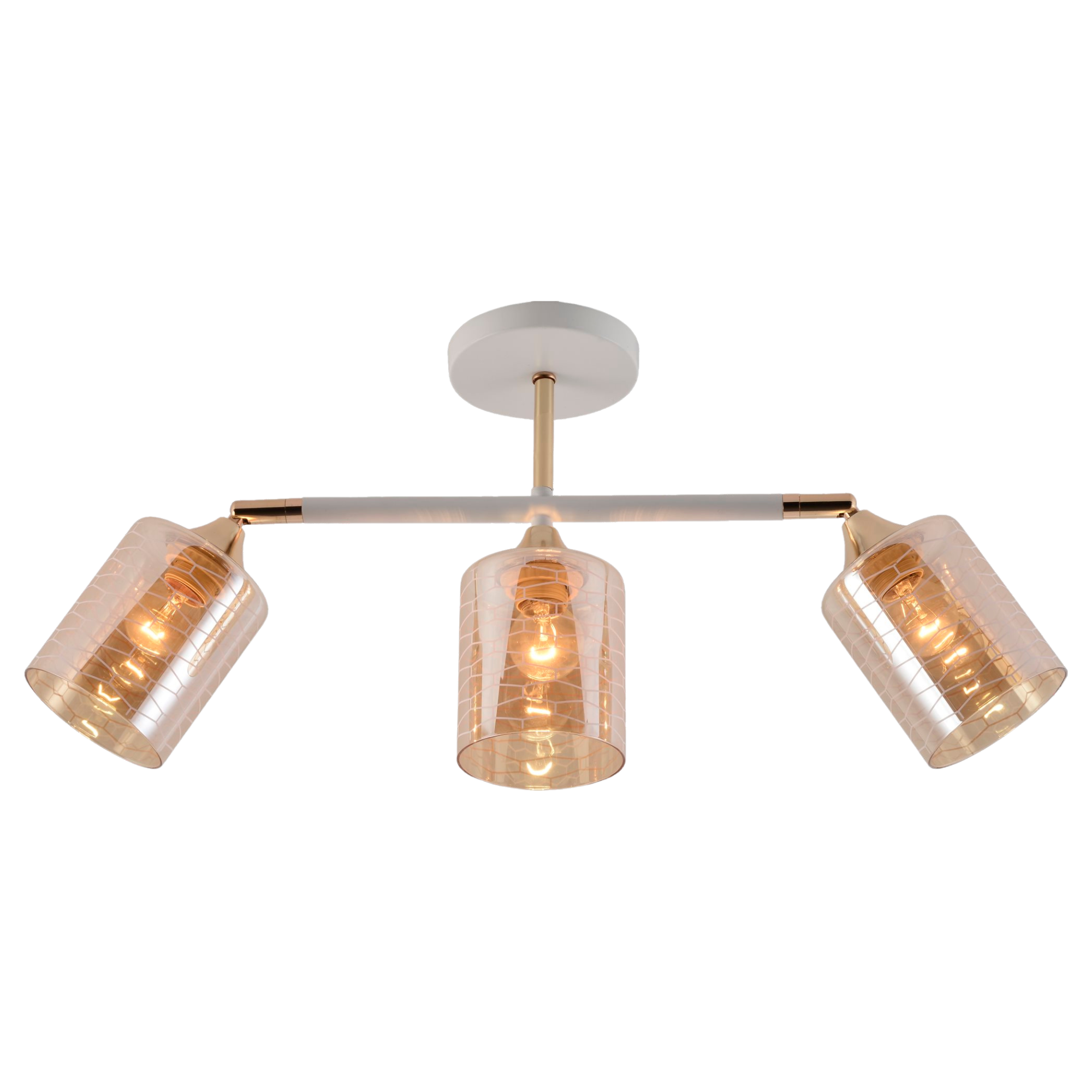 Люстра потолочная Valeso V XA1534B/3 WH+FGD с поворотным механизмом