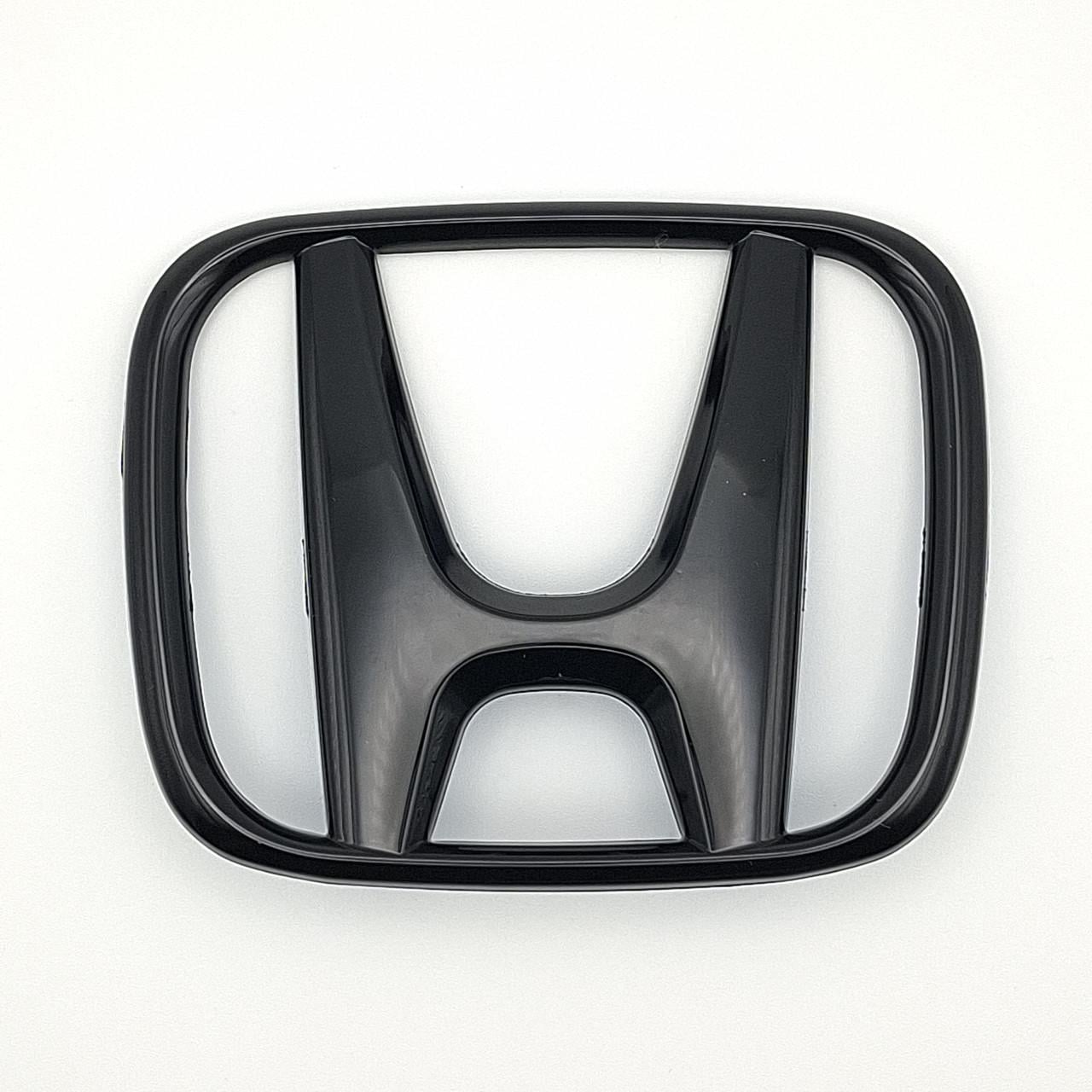 Эмблема Honda ABS 86х70 мм 75701-S6M-Z01 Черный глянцевый (2595702688)