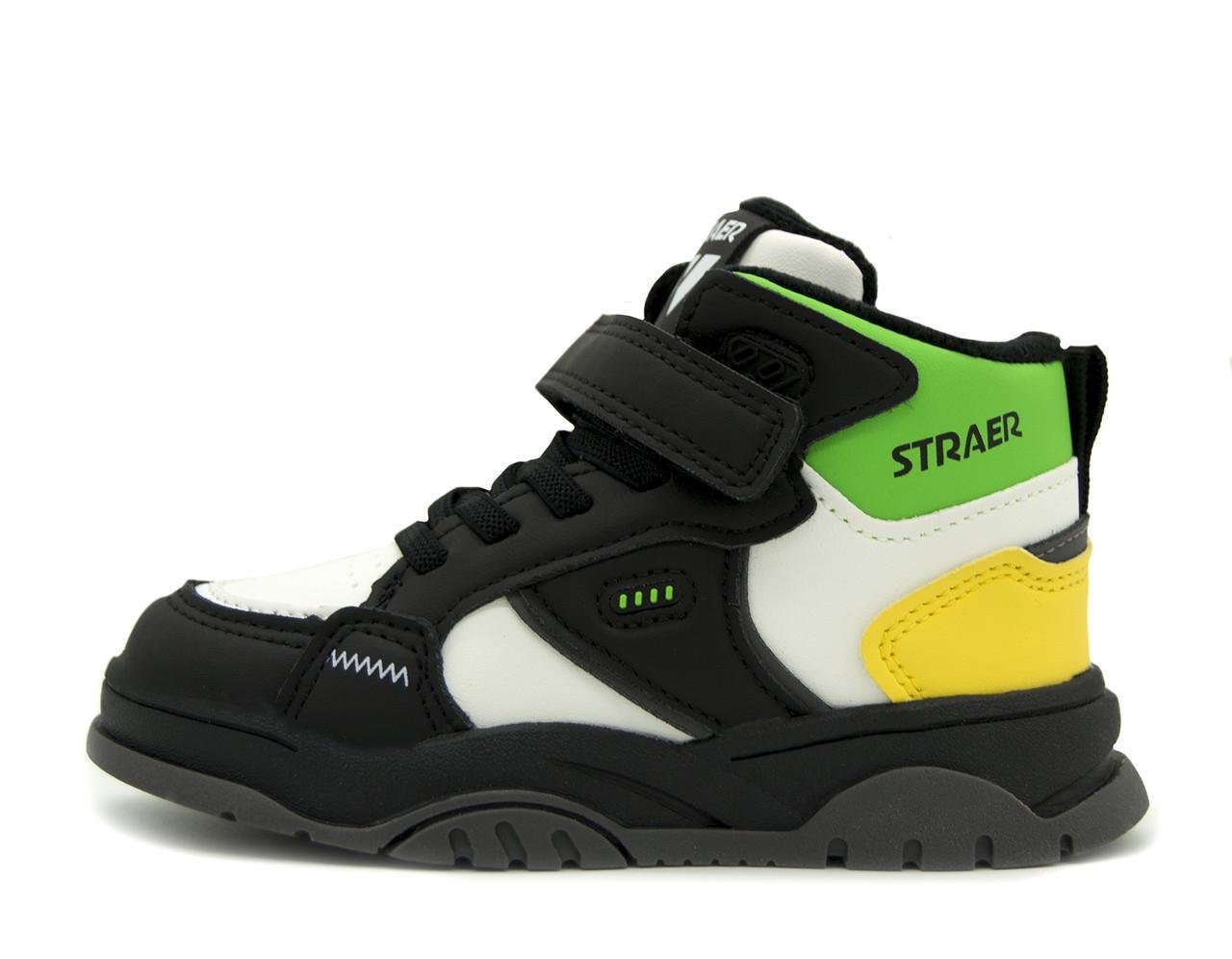 Хайтопы демисезонные для мальчика W.niko BG1176 р. 32/20 см Черный (2392706733)