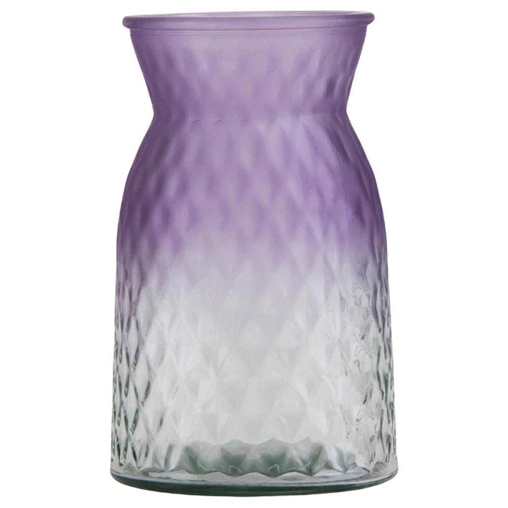 Ваза стеклянная Elisey Цветные Моменты Фиолетовый (9052-008)