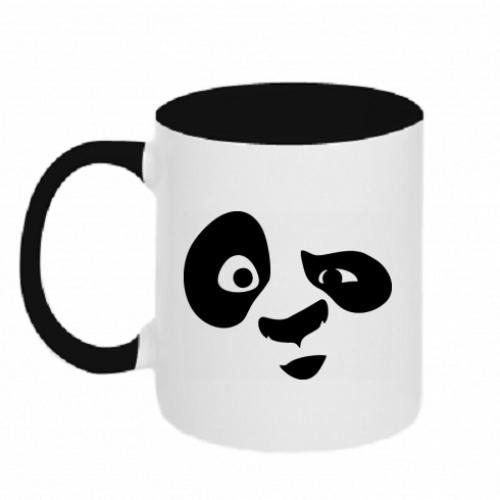 Чашка двухцветная Panda Po 320 мл Черно-белый (5512659-17-119547)