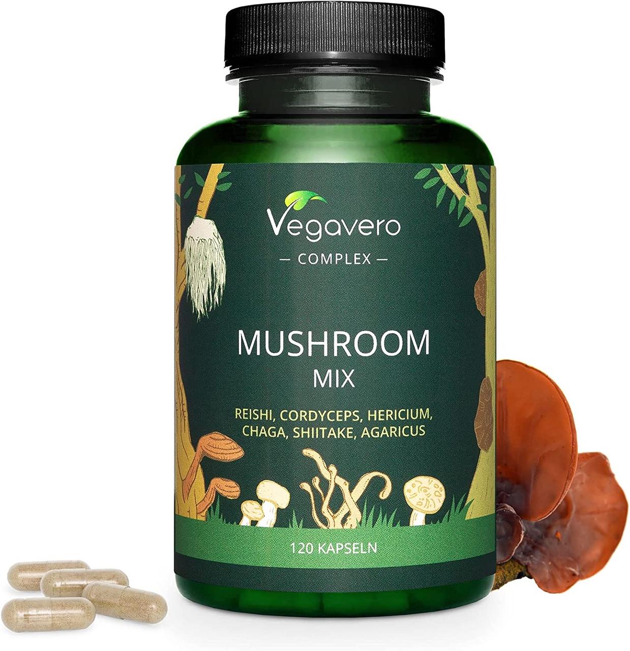 Витамины для иммунитета Vegavero Грибной комплекс 120 капс. (50094961v)