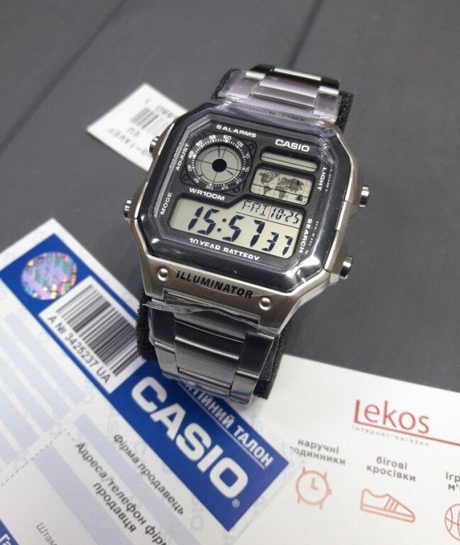 Мужские Часы Casio AE-1200WHD-1AVEF Кварцевые - фото 3