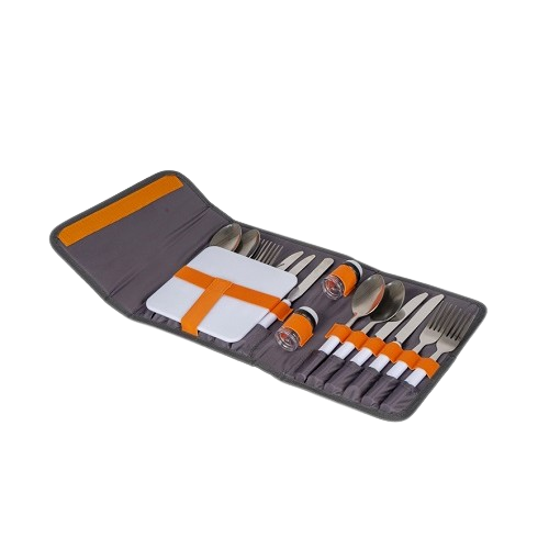 Набор столовых приборов Bo-Camp Picnic 17 пр. Grey (7504340)