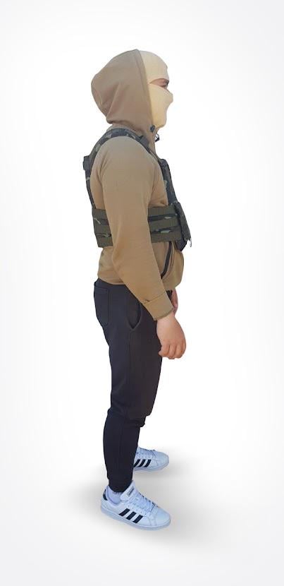 Бронежилет-плитоноска з плитами 4 клас 8х250х300 мм (7087289) - фото 4