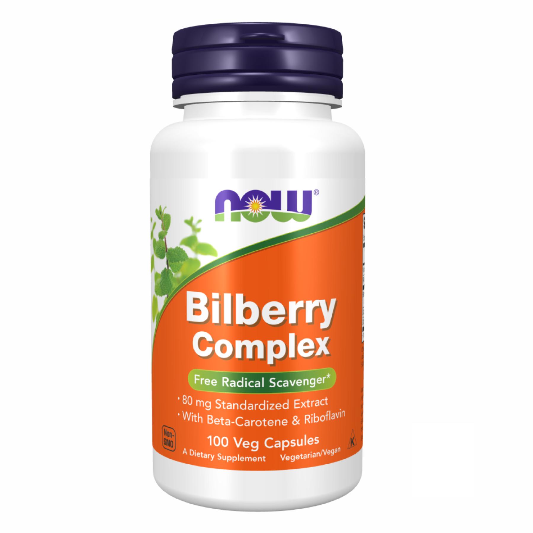 Натуральная добавка Bilberry Complex 80 mg 100 vcaps (2022-10-0115)