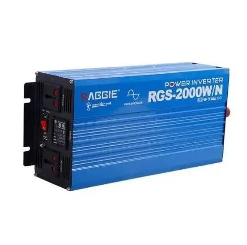 Автомобильный инвертор Raggie RGS-2000W 12V чистый синус (2104618271)