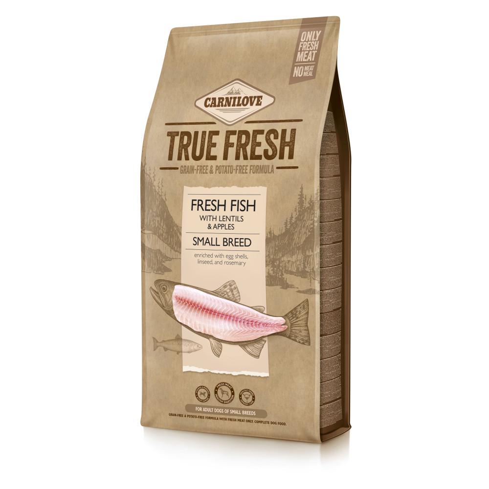 Корм сухий Carnilove True Fresh Fish Adult Small Breed для собак малих порід риба 11,4 кг (8595602558438) Корм сухий Carnilove True Fresh Fish Adult Small Breed для собак малих порід риба 11,4 кг (8595602558438)