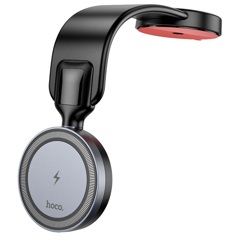 Держатель магнитный в авто Hoco HW29 с беспроводной зарядкой 15 Вт Черный (27556720)