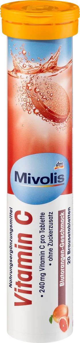 Вітаміни розчинні Mivolis Vitamin C 20 шипучих табл. (23718506)