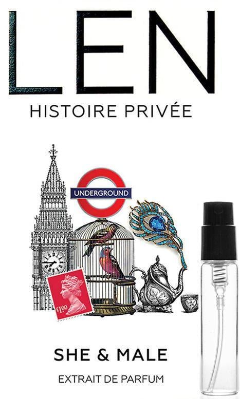 Духи унисекс Len Fragrances She & Male 1,8 мл пробник (402323)