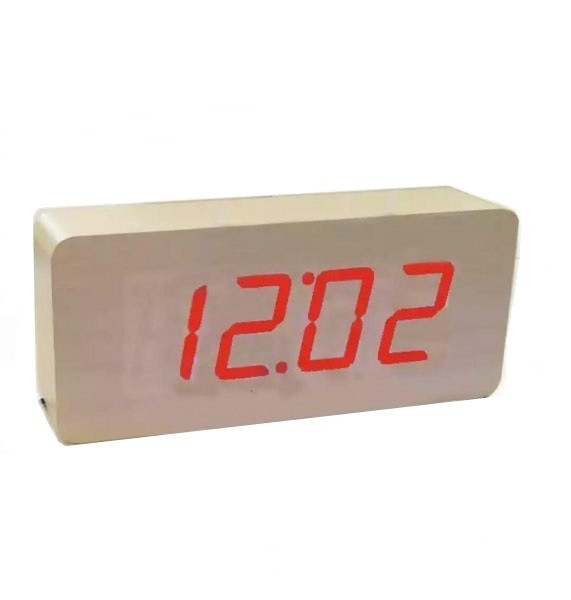 Часы настольные Wooden Clock Бамбук (1295 L)