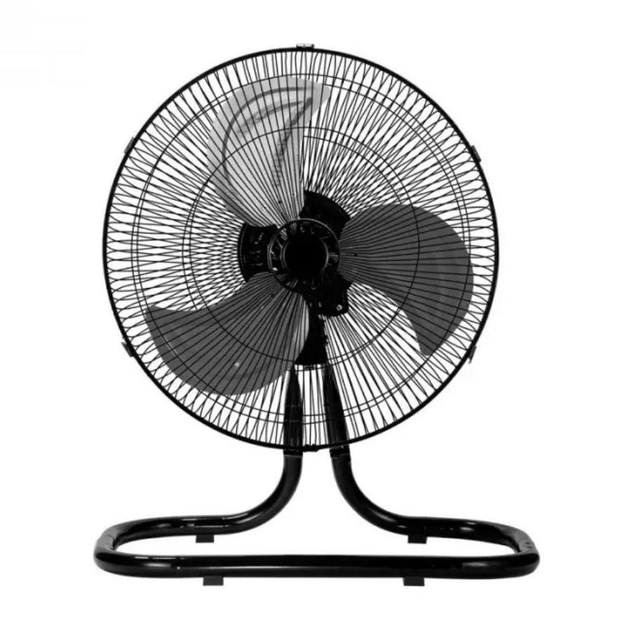 Вентилятор WimpeX 1807 з 3 швидкостями Чорно-сріблястий (ML-04414)