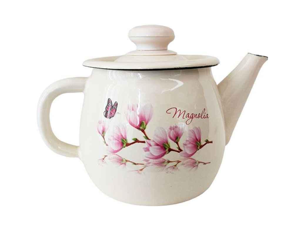 Заварник эмалированный Idilia Магнолия 1 л (1017395)