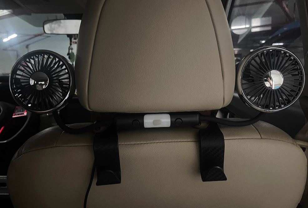 Вентилятор автомобільний від usb з регульованою швидкістю на підголовник (2601868509) - фото 10