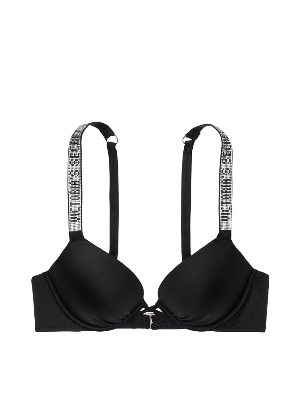 Купальний ліф Victoria's Secret Shine Strap BOMBSHELL 75C Чорний (2128944831) - фото 1