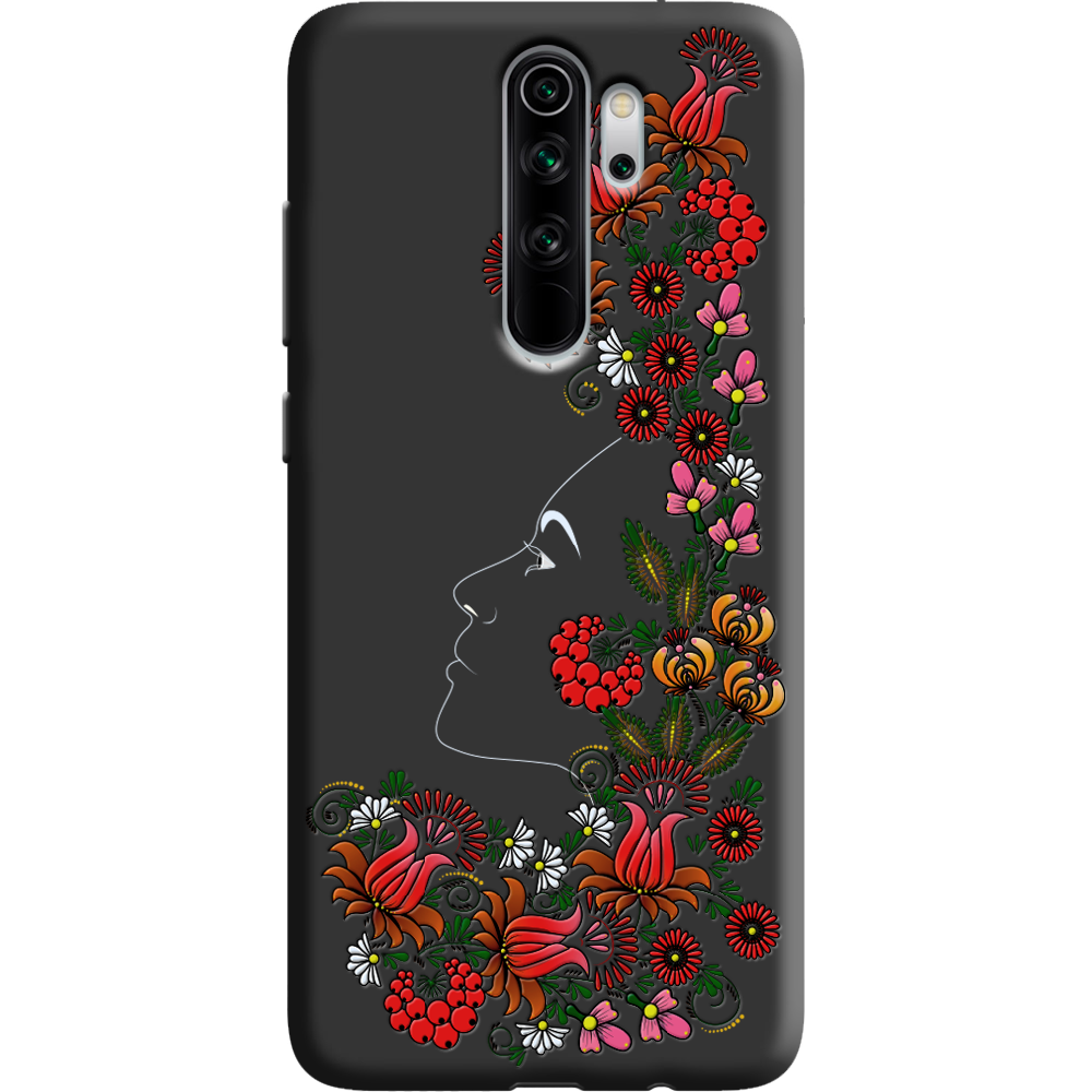 Чехол Boxface Xiaomi Redmi Note 8 Pro 3D Ukrainian Muse Черный силикон (38222-bk64-38664)