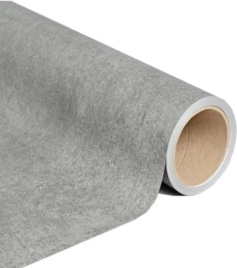 Пленка самоклеящаяся интерьерная декоративная без ПВХ easySTYLE Meton Concrete с микроканалами 1,24 м