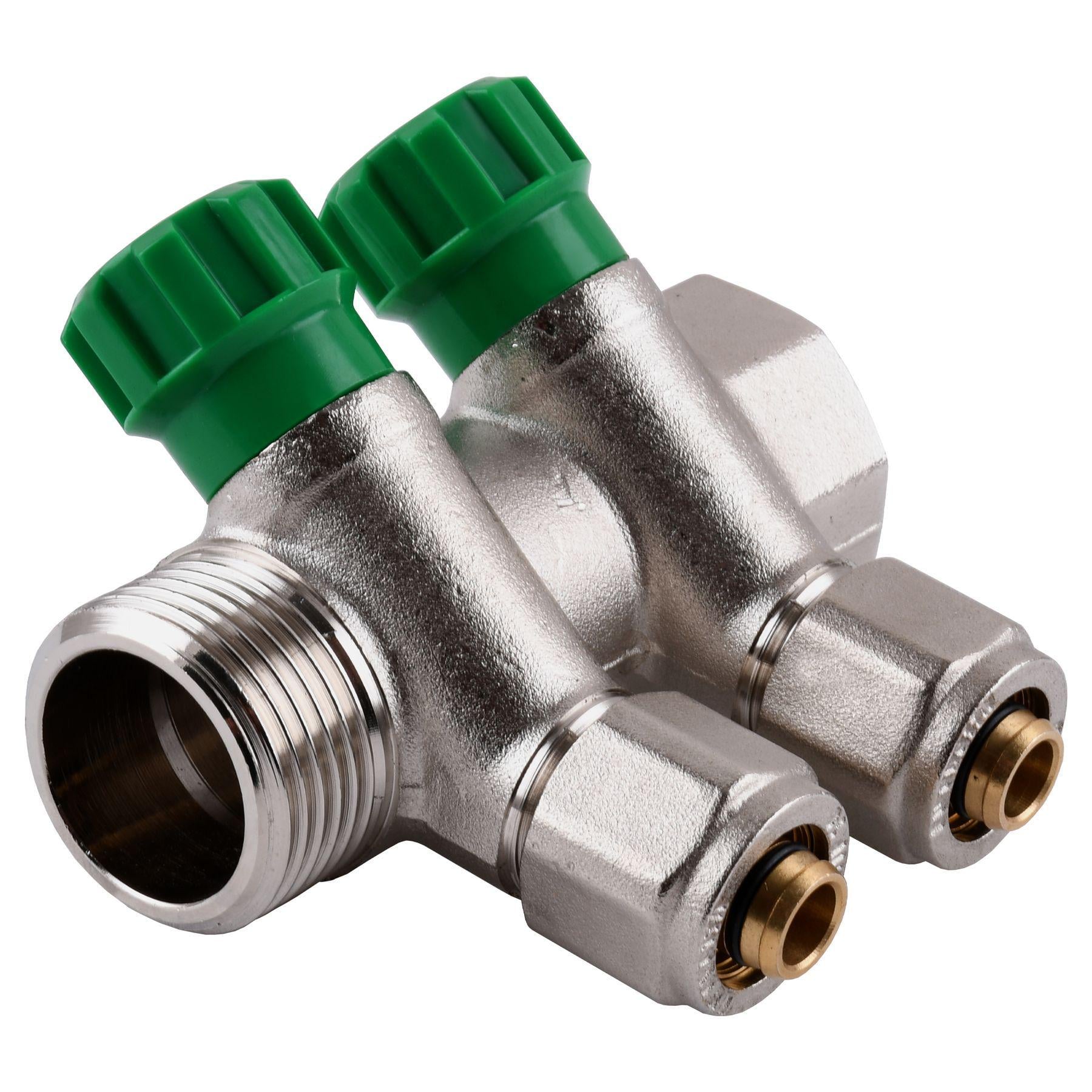 Коллектор для водопровода ECO TECHNOLOGY 000014245 2 контура 1"/1/2" (105797)