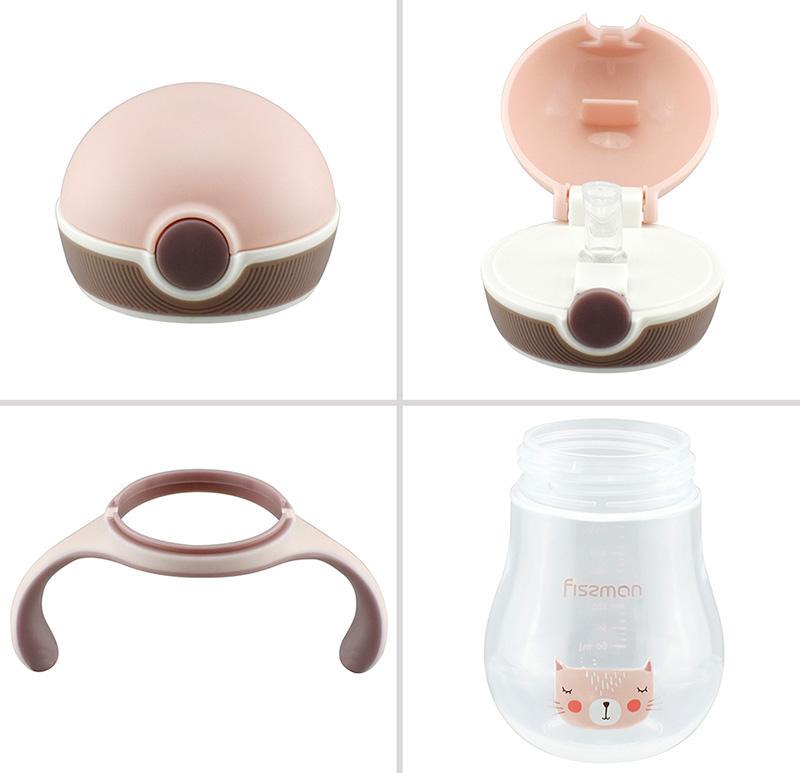 Бутылочка детская Fissman Babies Мурка с ручками 260 мл - фото 3 Бутылочка детская Fissman Babies Мурка с ручками 260 мл - фото 3