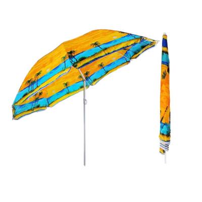 Парасолька пляжна Stenson d 180 см Orange/Blue (MH-0035-MIX) - фото 2 Парасолька пляжна Stenson d 180 см Orange/Blue (MH-0035-MIX) - фото 2