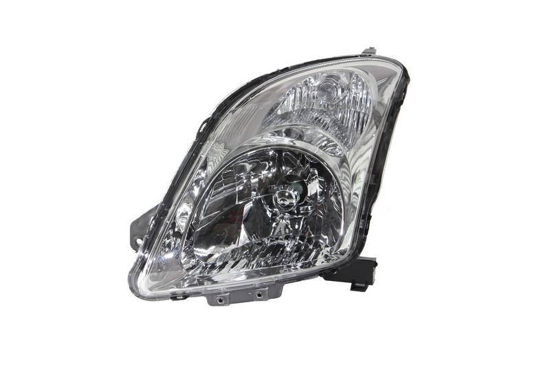 Фара передняя левая Suzuki Swift III 2005-2009 H4 серая рамка (218-1134L-LDEM1)