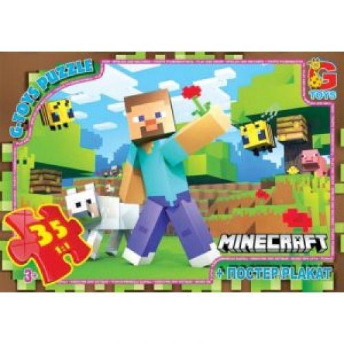 Пазли Minecraft Майнкрафт 35 елементів (3070941396)