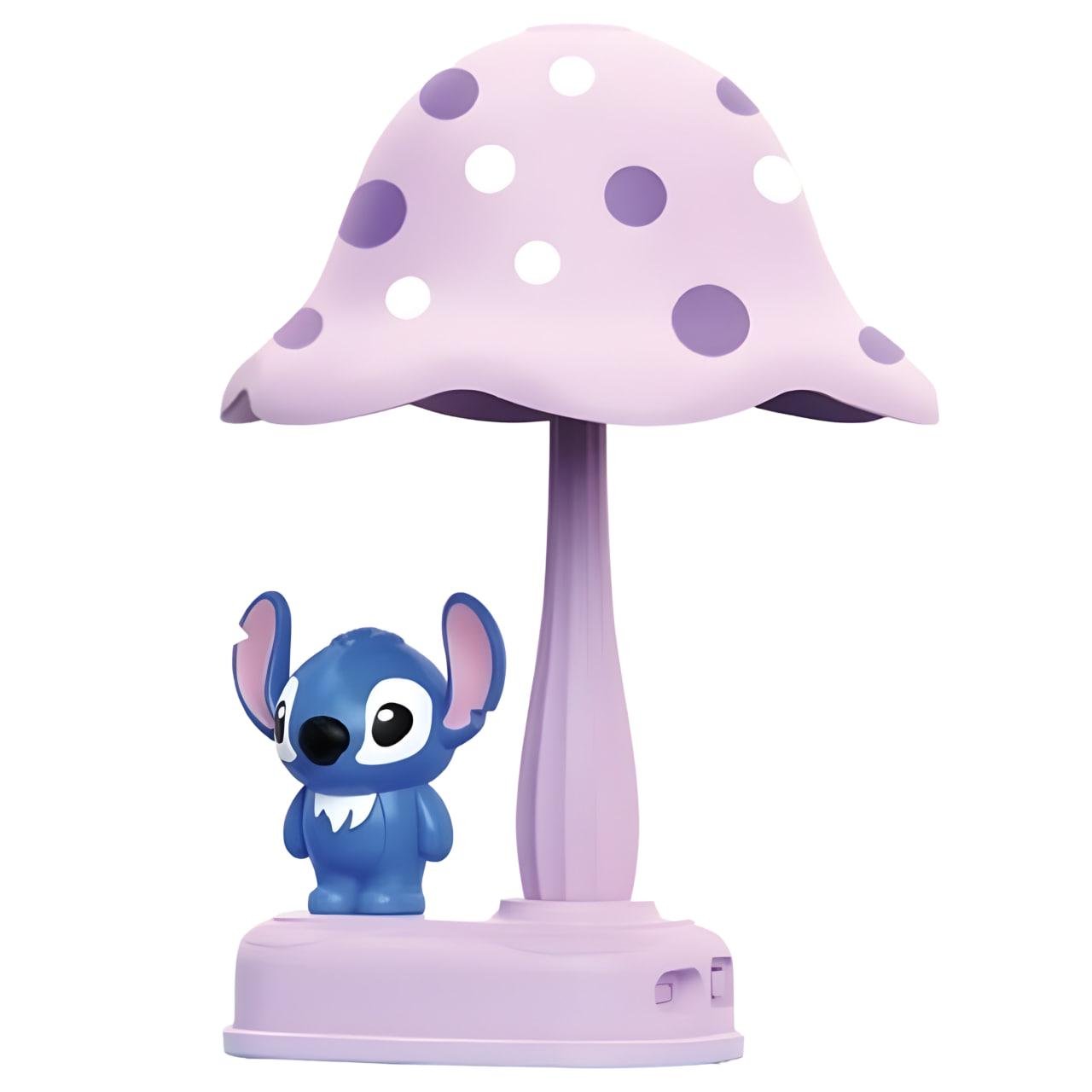 Настольная лампа Стич грибочек Фиолетовый (339B) Настольная лампа Стич грибочек Фиолетовый (339B)