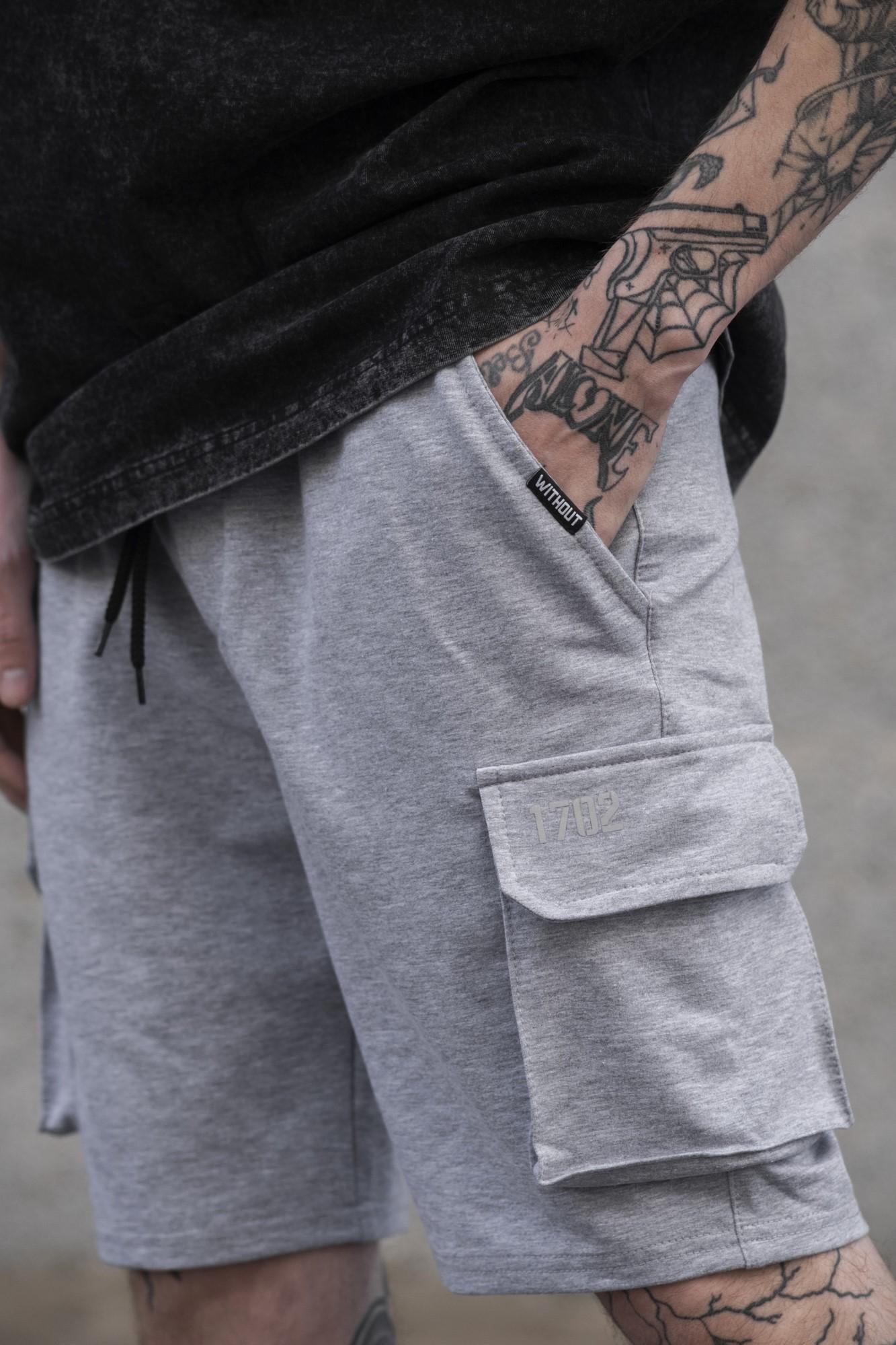 Шорти чоловічі Without Gate Reflective трикотажні XL Melange (XL8049582) - фото 6 Шорти чоловічі Without Gate Reflective трикотажні XL Melange (XL8049582) - фото 6