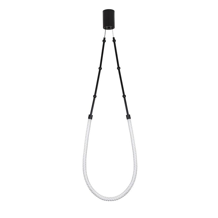 Подвесной светильник лофт черный LED Levistella 7813133-1 BK