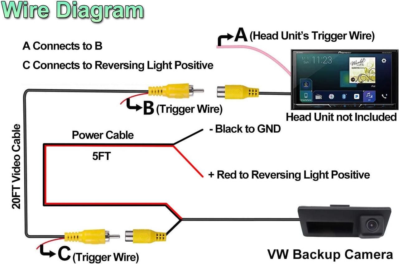 Камера NaviFly VW Audi Skoda штатная в ручку багажника с кнопкой - фото 9 Камера NaviFly VW Audi Skoda штатная в ручку багажника с кнопкой - фото 9