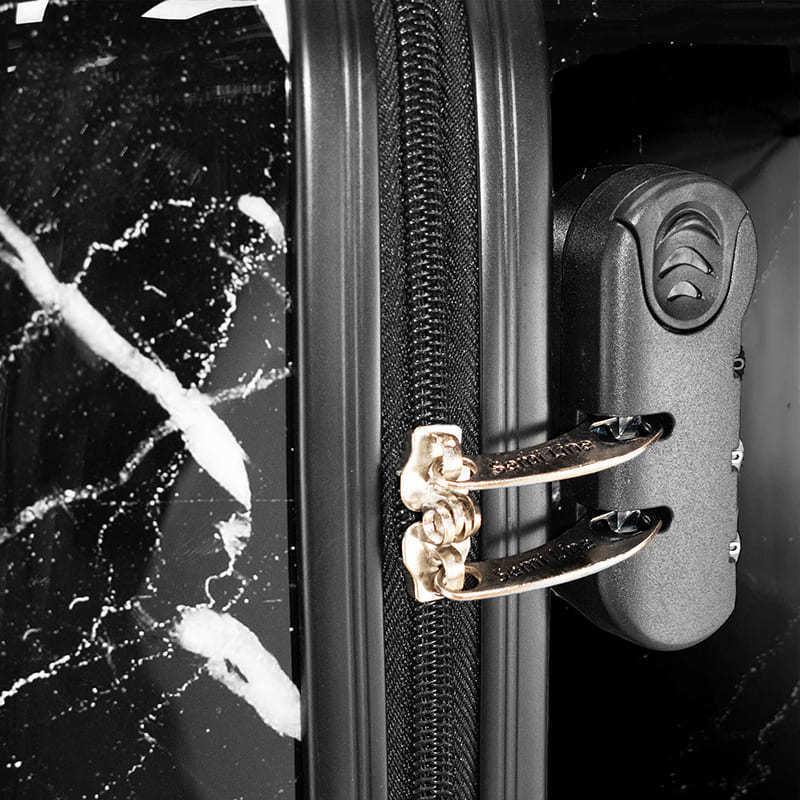 Чемодан SEMI LINE 20" S 41 л Black Marble (DAS303336) - фото 8