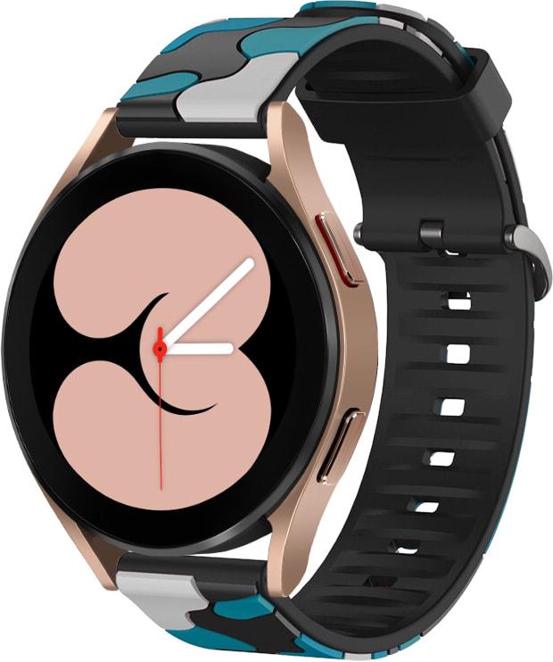 Ремінець Tactic Camouflage для Galaxy Watch 4 40 мм Blue (32909-28)
