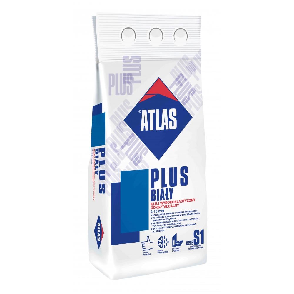 Клей для плитки эластичный ATLAS PLUS 5 кг.