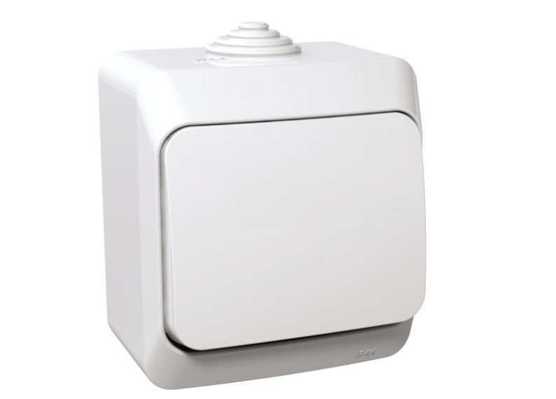 Вимикач Schneider IP44 Cedar Plus Білий (16А) Вимикач Schneider IP44 Cedar Plus Білий (16А)