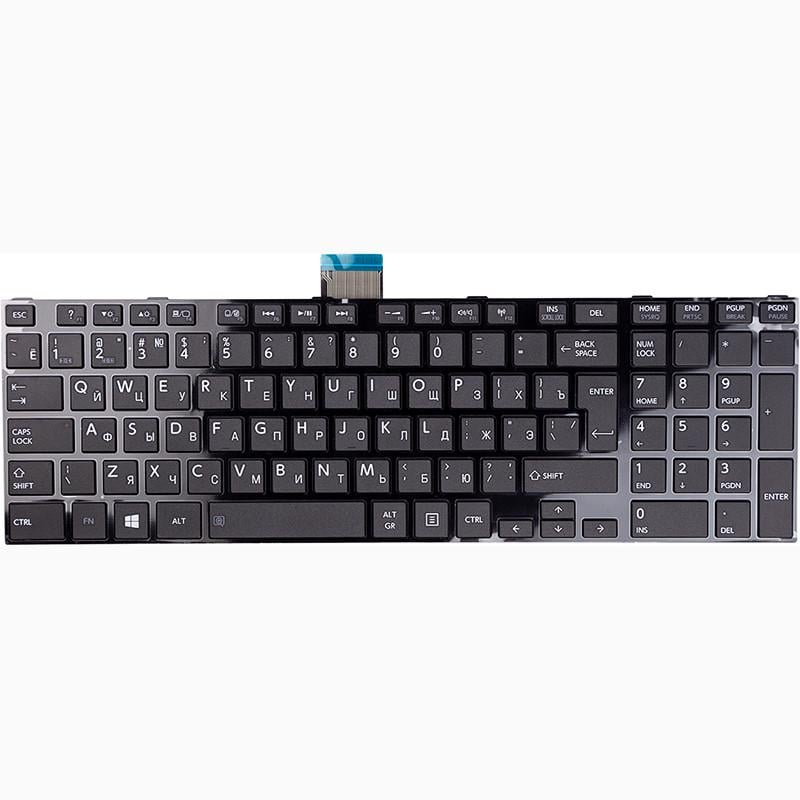 Клавиатура Power для ноутбука TOSHIBA Satellite L55-A5284 черный фрейм Черный