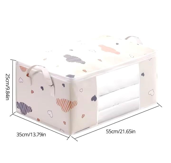 Сумка-органайзер для хранения вещей/постельного белья 55х35х25 см - фото 2