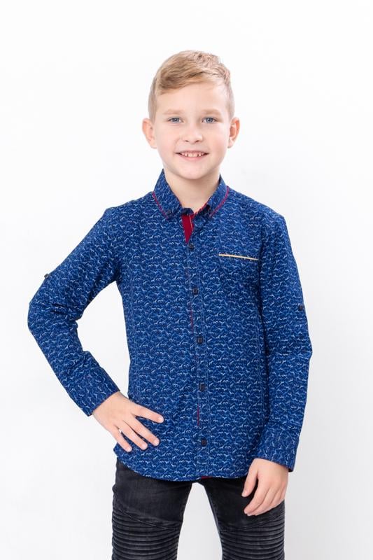 Сорочка для хлопчика Носи Своє р. 12 Синій (15210)