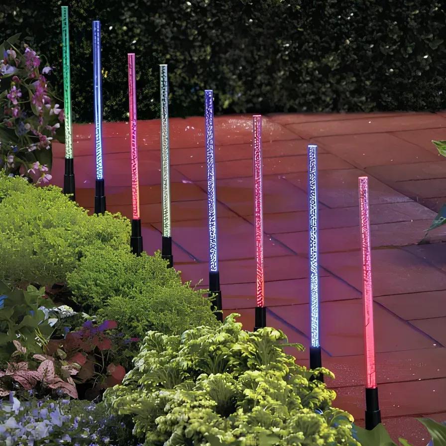 Набор садово-парковых светильников Sirius SLP31 RGB наземные на солнечной батарее 8 шт. (28689000) - фото 2 Набор садово-парковых светильников Sirius SLP31 RGB наземные на солнечной батарее 8 шт. (28689000) - фото 2