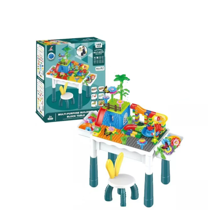 Столик и стульчик с конструктором Star Toys HX839-84A 148 дет. (46187)