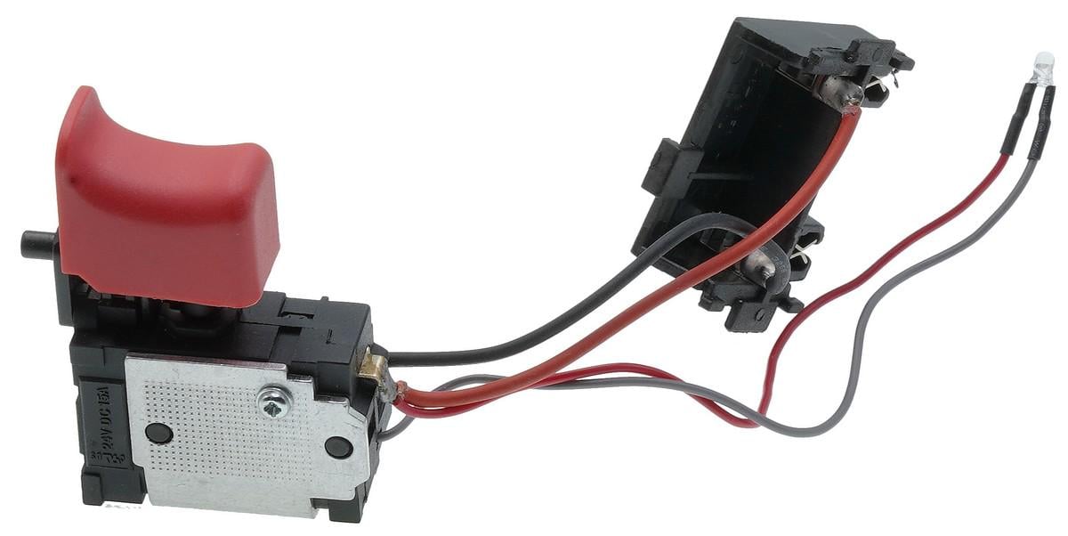 Кнопка акумуляторного шуруповерта DWT ABS-12C 15A/24V (кн1833)