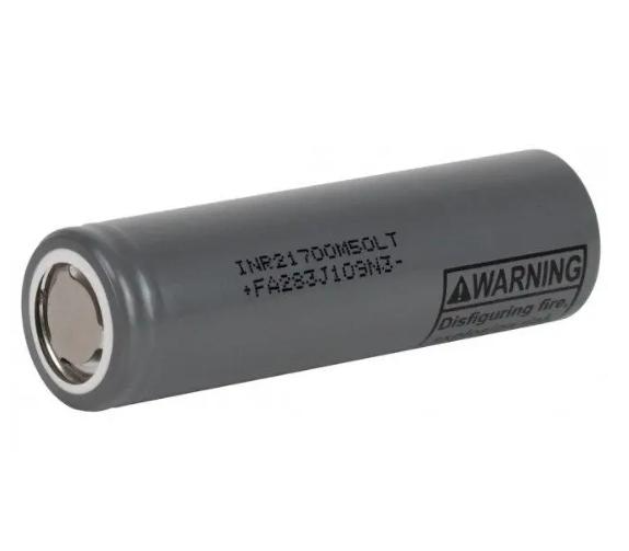 Аккумулятор Li-ion INR21700 7.2A M50LT 21700 5000 mAh Серый