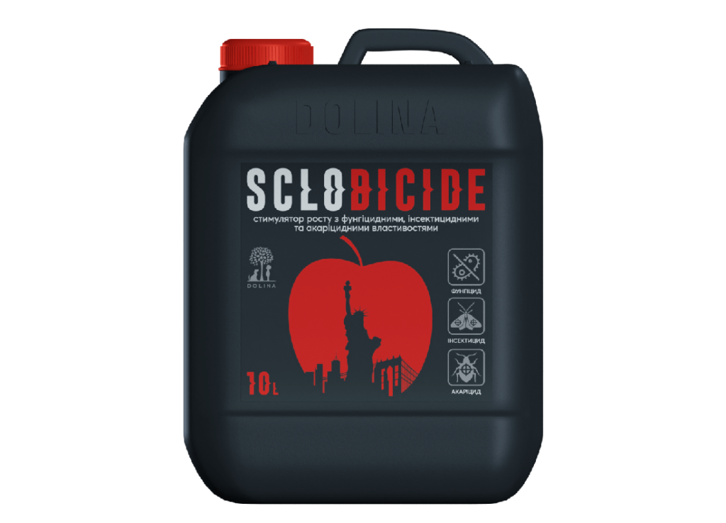 Стимулятор роста SCLOBICIDE с фунги-инсектоакарицидными свойствами 10 л (32527771) Стимулятор роста SCLOBICIDE с фунги-инсектоакарицидными свойствами 10 л (32527771)