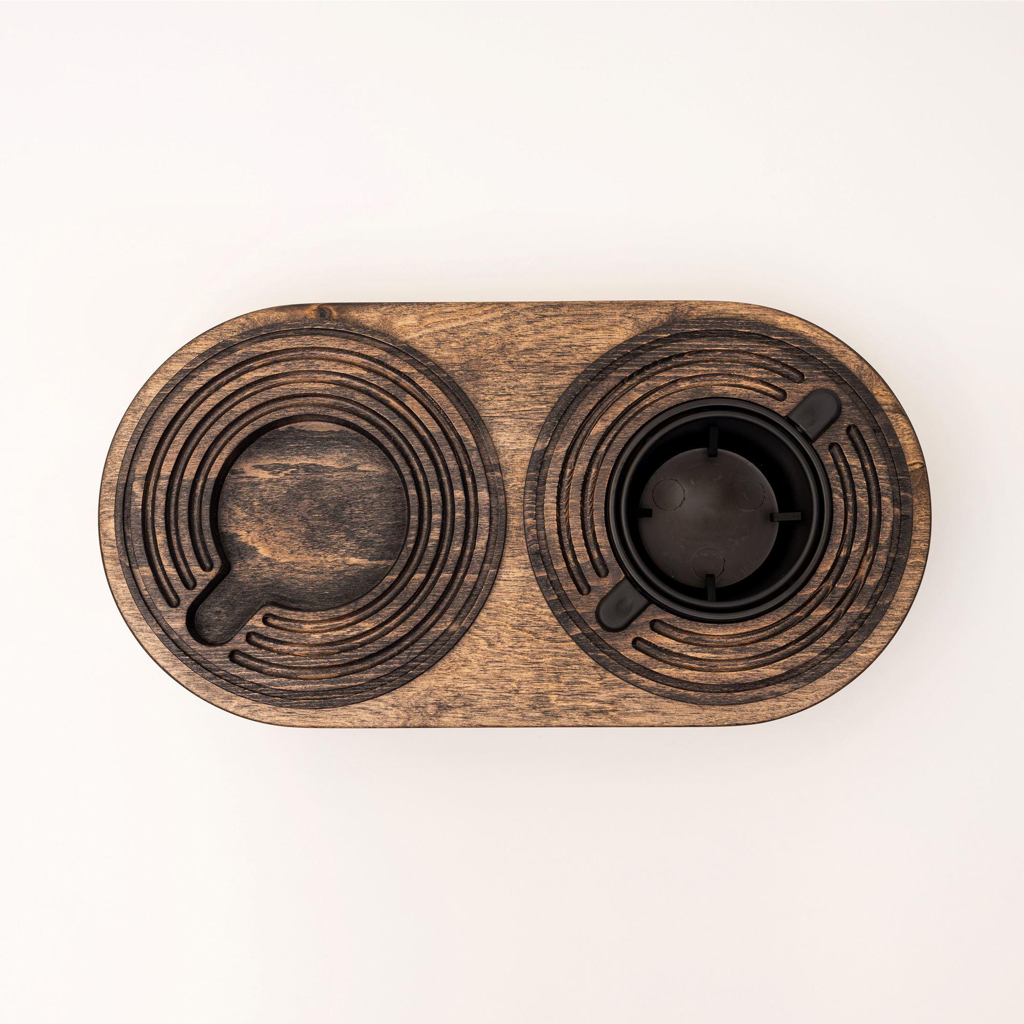 Підставка балансуюча Spillno Oval під келих/пляшку/банку з двосторонньою підставкою для чашки або тарілки (80005) - фото 6