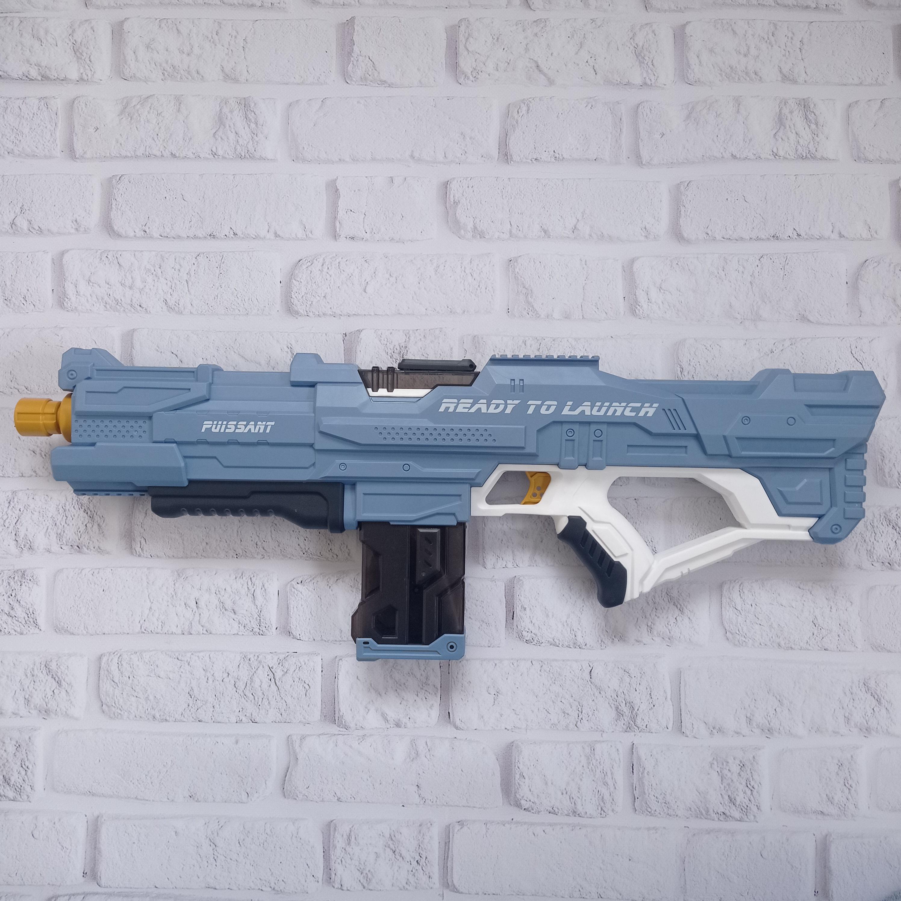 Електричний водяний пістолет дитячий Combat Water Gun Блакитний (10698487)