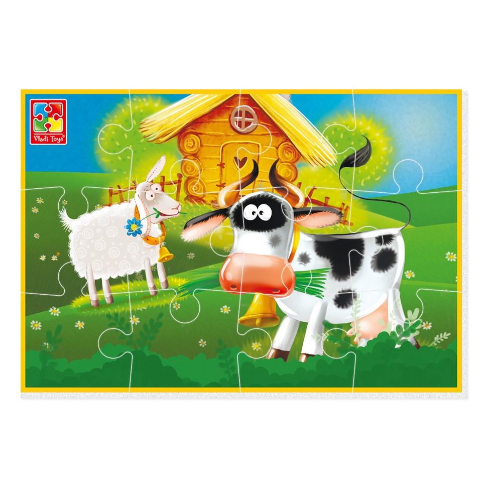 Пазли м'які Ферма VT1103-97 12 елементів Пазли м'які Ферма VT1103-97 12 елементів