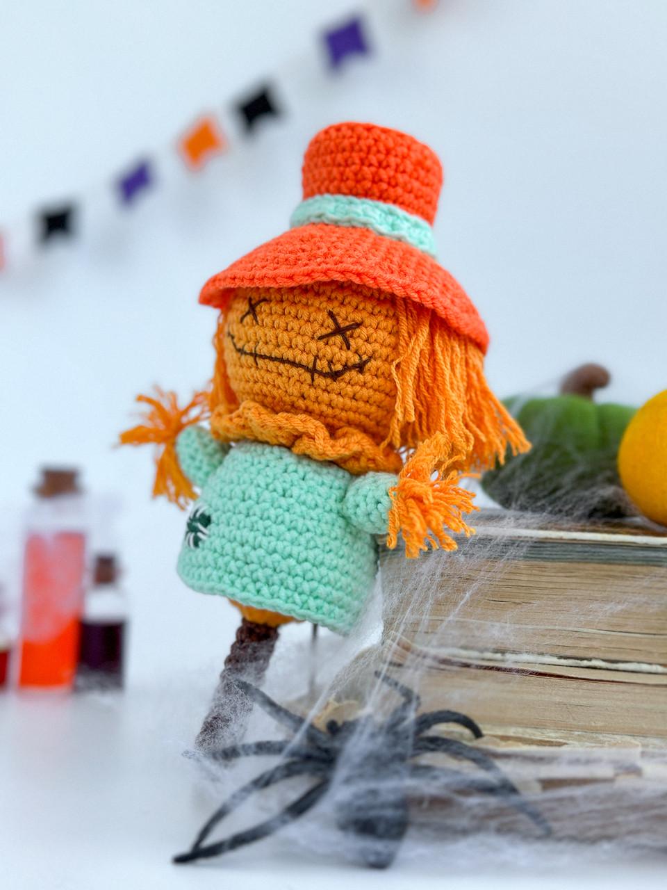 Кукла вязаная Пугало (29528480) - фото 6 Кукла вязаная Пугало (29528480) - фото 6