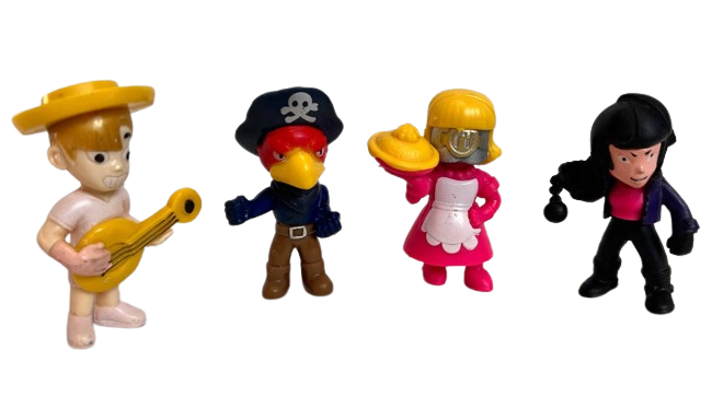 Набор фигурок из Brawl Stars 4 шт. (569)