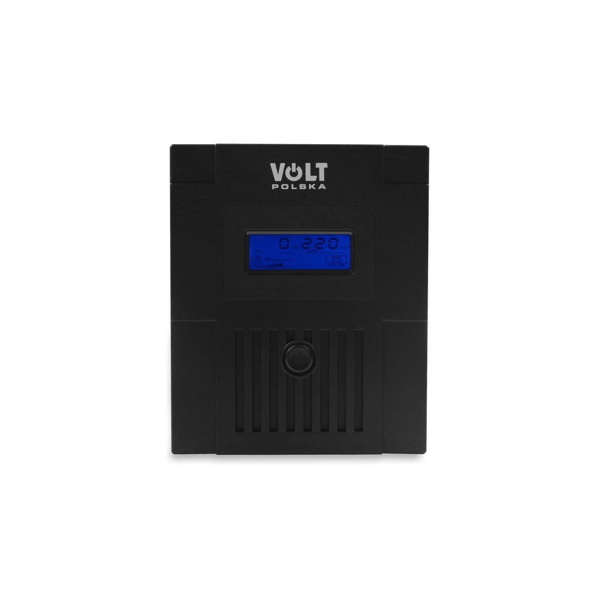 Источник беcперебойного питания Volt Polska UPS 1200 ВА 720 Вт 2x7 Ач (20457) - фото 2