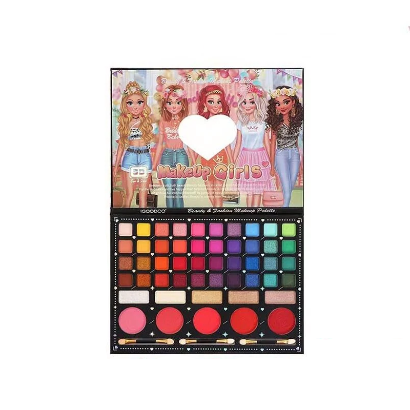 Детская косметика IG 3069/72 тени 40 цветов/хайлайтеры/в коробке (25441302)